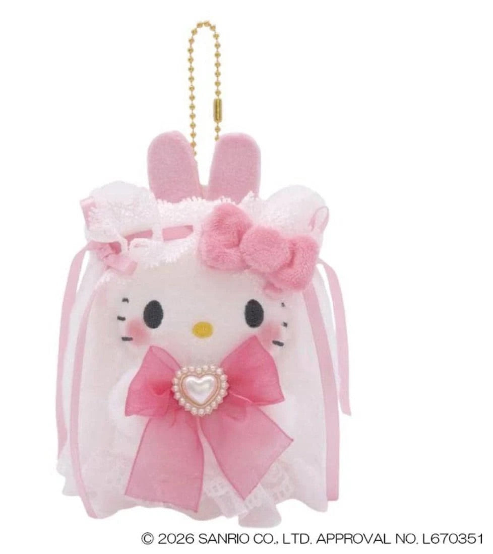 Nakajima Lolita Ghost Hello Kitty Mascot White