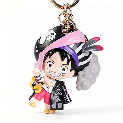 One Piece Film Red Q-Version 3D Keychain