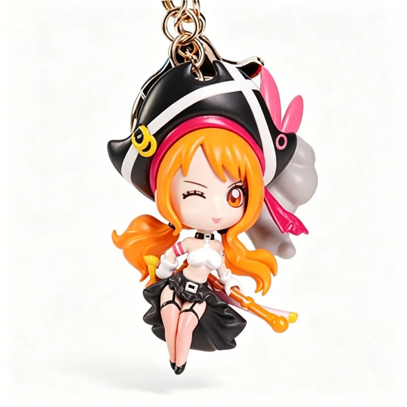 One Piece Film Red Q-Version 3D Keychain