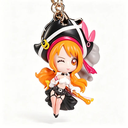 One Piece Film Red Q-Version 3D Keychain