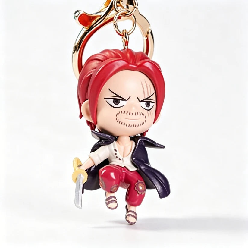 One Piece Film Red Q-Version 3D Keychain
