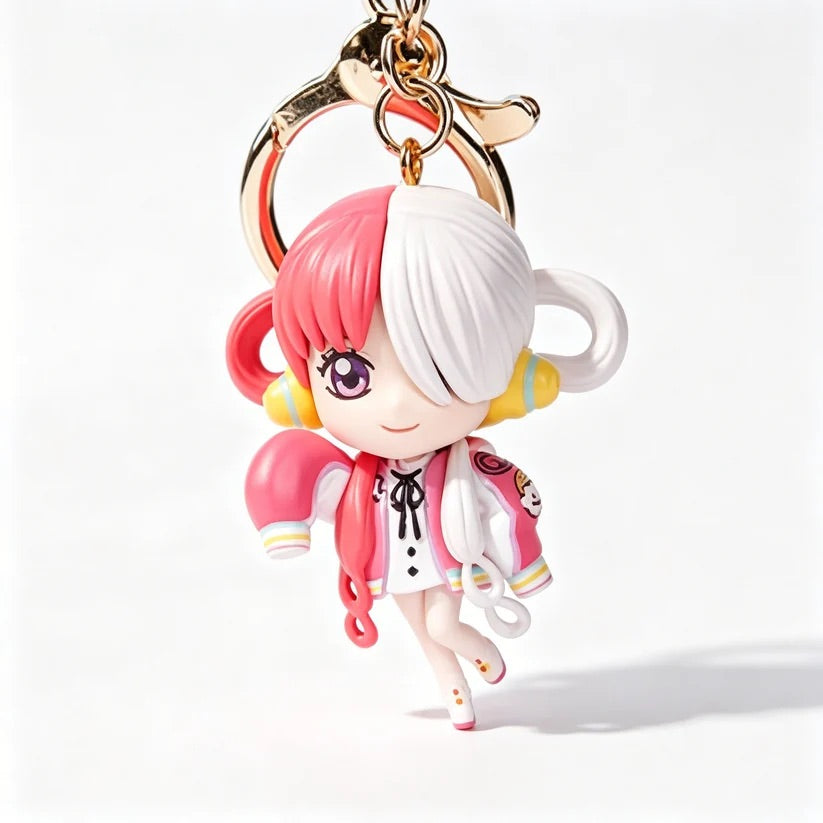 One Piece Film Red Q-Version 3D Keychain