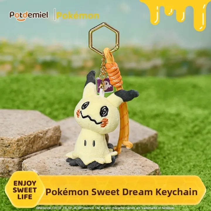 Potdemiel Pokémon Sweet Dream Plush Keychain - Mimikyu