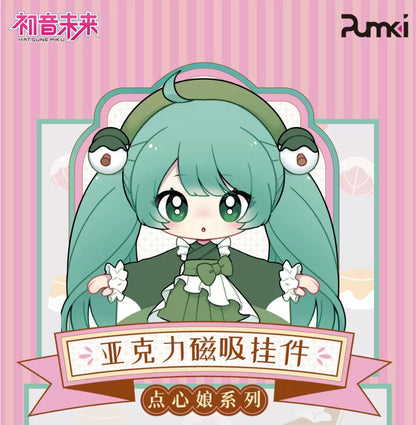Hatsune Miku Dessert Maid Series Acrylic Magnetic Keychain Blind Box