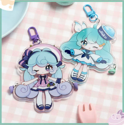 Hatsune Miku Dessert Maid Series Acrylic Magnetic Keychain Blind Box