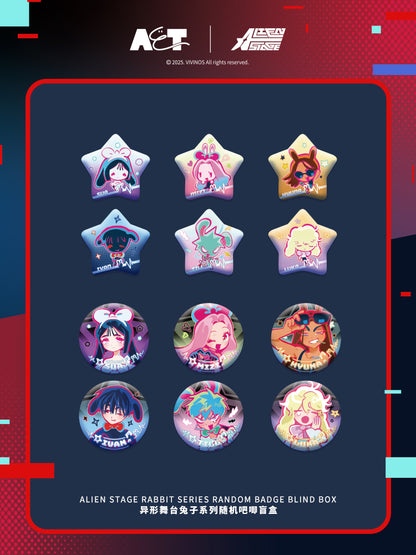 Alien Stage Rabbit Series Random Badge Blind Box