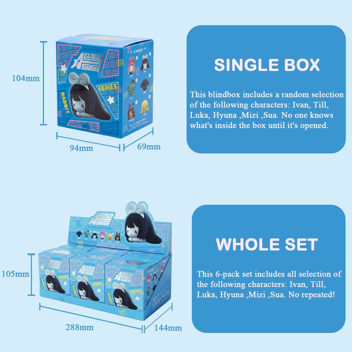 Alien Stage: Official Rabbit Series Vinyl Plush Blind Box