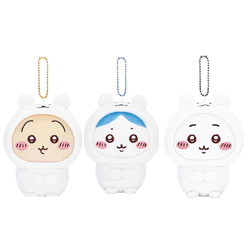 Chiikawa: Winter Hand Muff Mascot Keychain (Hachiware) 12cm