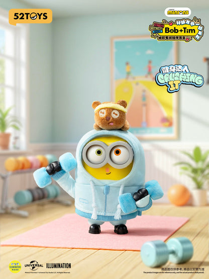 52TOYS Minions Bob & Tim "Better Together" Series Vinyl Plush Keychain Blind Box