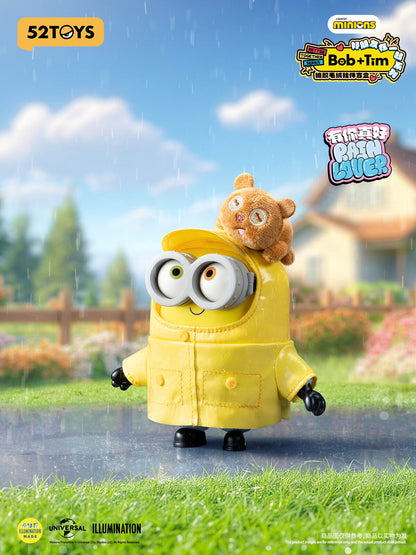 52TOYS Minions Bob & Tim "Better Together" Series Vinyl Plush Keychain Blind Box