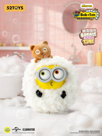 52TOYS Minions Bob & Tim "Better Together" Series Vinyl Plush Keychain Blind Box