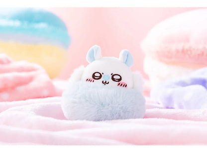 Chiikawa: Big Fluffy Tail Mascot Keychain - Momonga (Swaddle Ver.) 10cm