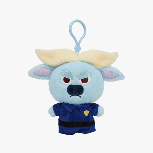 Potdemiel Zootopia 2: Cute Series Chief Bogo Grumpy Police Plush Pendant 14cm