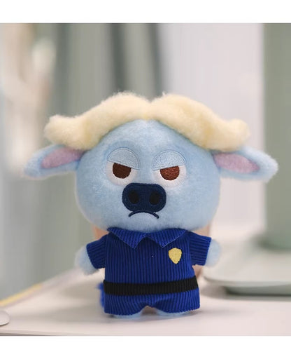 Potdemiel Zootopia 2: Cute Series Chief Bogo Grumpy Police Plush Pendant 14cm