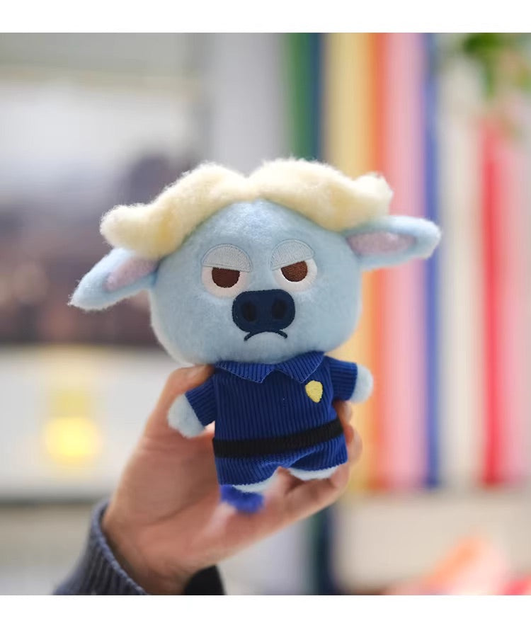 Potdemiel Zootopia 2: Cute Series Chief Bogo Grumpy Police Plush Pendant 14cm