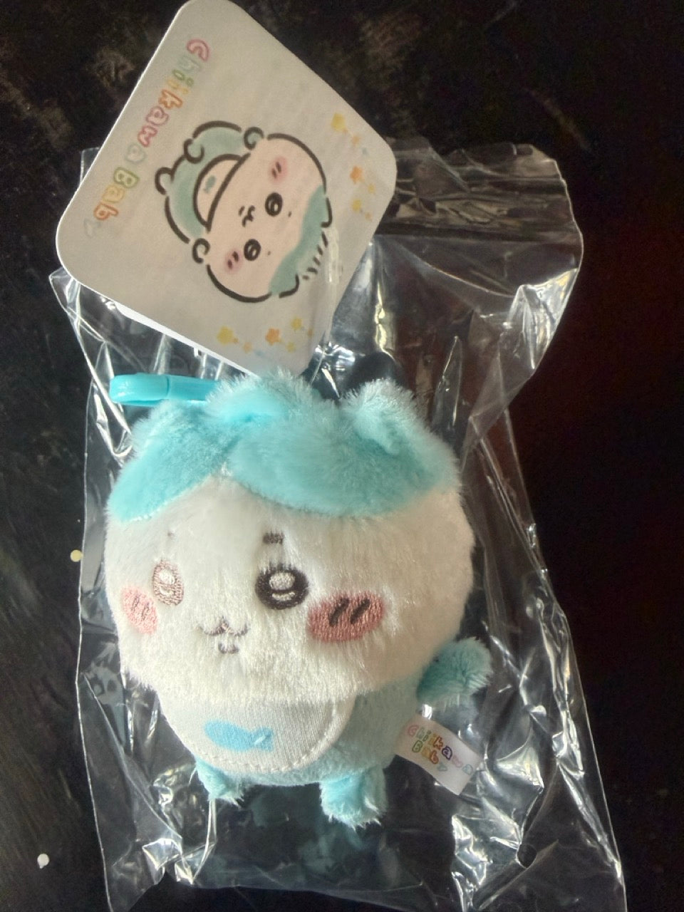 Chiikawa: Chiikawa Baby Hachiware Mascot Keychain (with Bib) 10cm