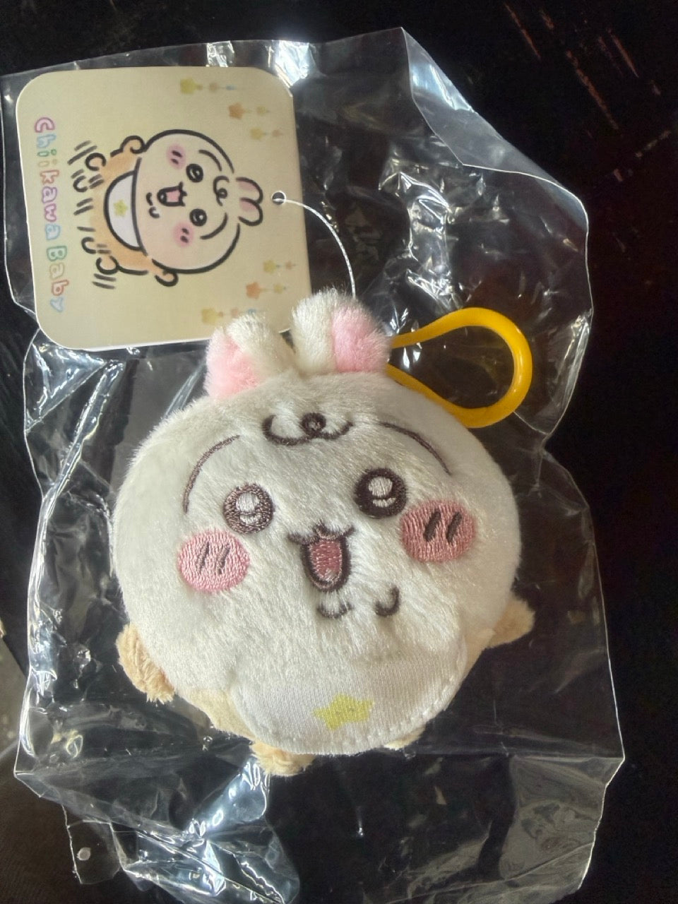 Chiikawa: Chiikawa Baby Usagi Mascot Keychain (with Bib) 10cm