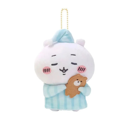 Chiikawa: Potetama Pajama Chiikawa Keychain with Bear Plush 12cm