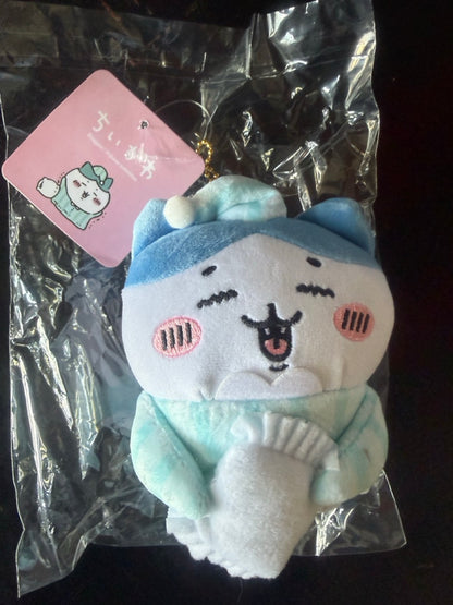 Chiikawa: Potetama Pajama Hachiware Mascot Keychain with Pillow Plush 12cm