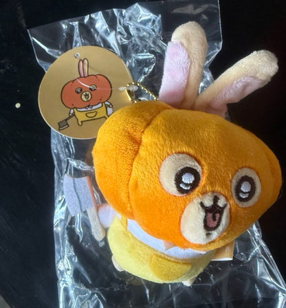 Chiikawa: Halloween Pumpkin Usagi Mascot Keychain (with Axe) 12cm