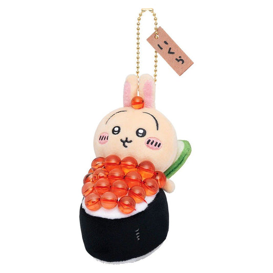Chiikawa: Sushi Series Usagi Ikura (Salmon Roe) Mascot Keychain