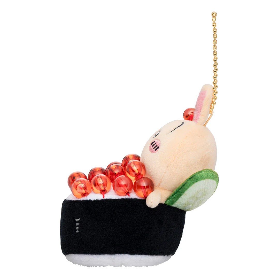 Chiikawa: Sushi Series Usagi Ikura (Salmon Roe) Mascot Keychain