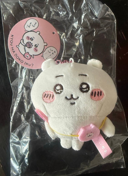 Chiikawa: "Where Are We Going Today?" Mascot Keychain (Bear Pochette Ver.) 10cm