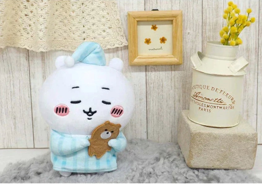 Chiikawa: Potetama Pajama Chiikawa Keychain with Bear Plush 12cm
