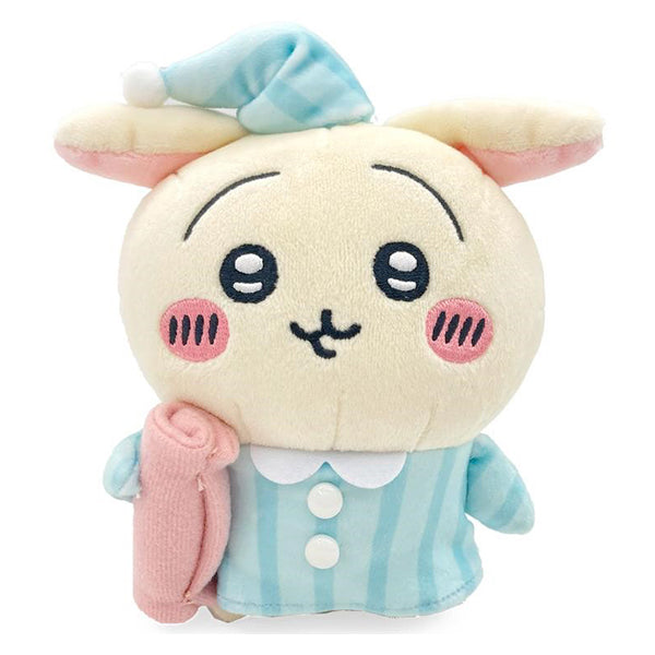 Chiikawa: Potetama Pajama Usagi Keychain with Rolled Blanket Plush 12cm