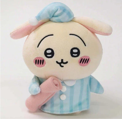 Chiikawa: Potetama Pajama Usagi Keychain with Rolled Blanket Plush 12cm