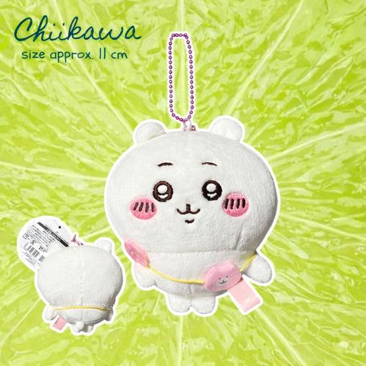 Chiikawa: "Where Are We Going Today?" Mascot Keychain (Bear Pochette Ver.) 10cm