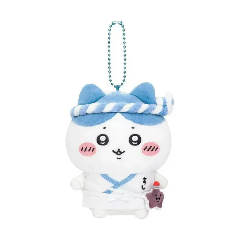Chiikawa: Sushi Series Chef Hachiware Mascot Keychain (Soy Sauce Ver.) 12cm