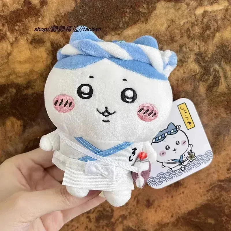 Chiikawa: Sushi Series Chef Hachiware Mascot Keychain (Soy Sauce Ver.) 12cm
