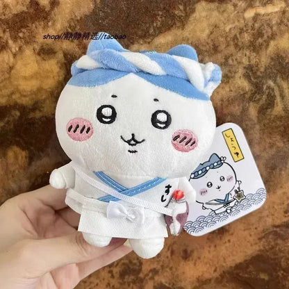 Chiikawa: Sushi Series Chef Hachiware Mascot Keychain (Soy Sauce Ver.) 12cm