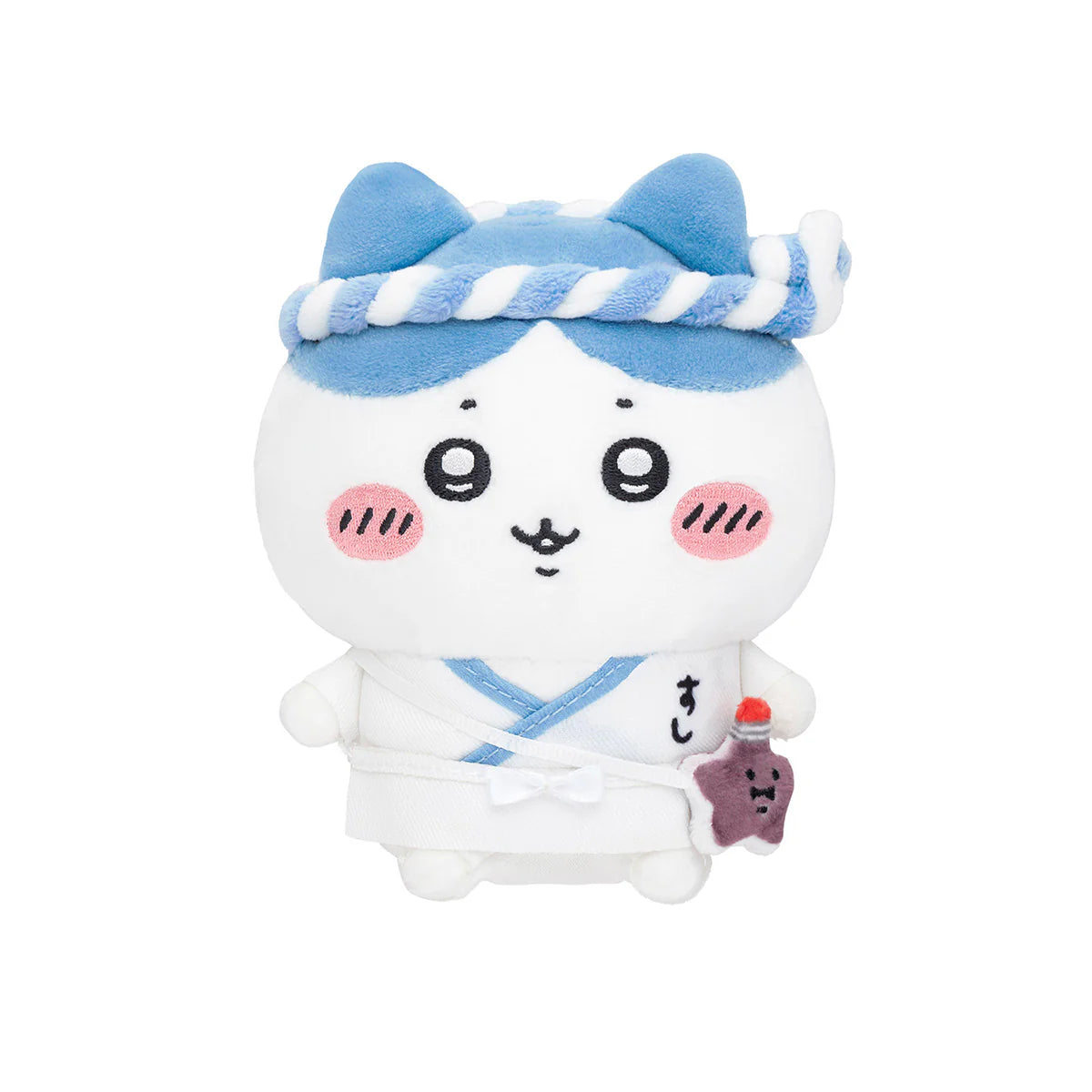 Chiikawa: Sushi Series Chef Hachiware Mascot Keychain (Soy Sauce Ver.) 12cm