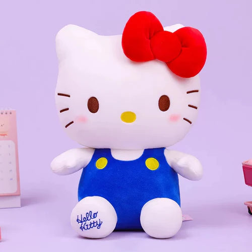 Sanrio: Hello Kitty Classic Series Red & Blue Overalls Plush 15cm