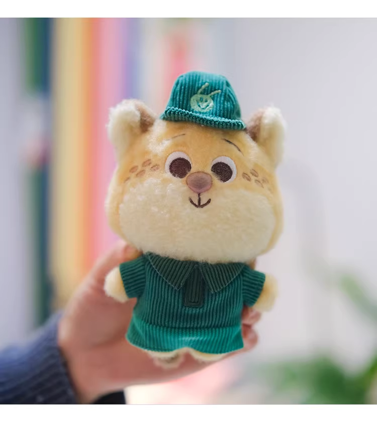 Potdemiel Zootopia 2: Cute Series Officer Clawhauser Corduroy Plush Pendant 15cm