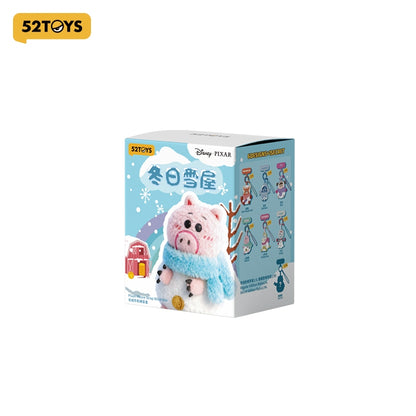 Disney Pixar Winter Snow Globe Series Plush Phone Charm Blind Box