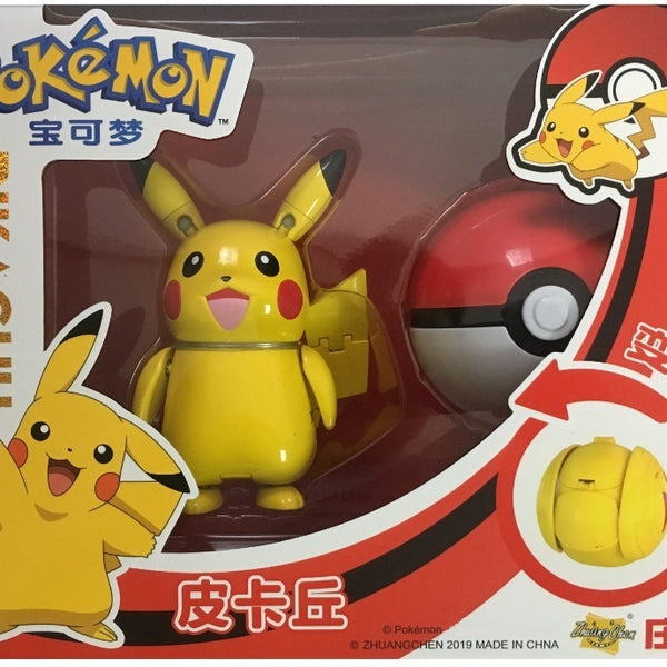 Pokémon: Pikachu Transforming Poké Ball Figure