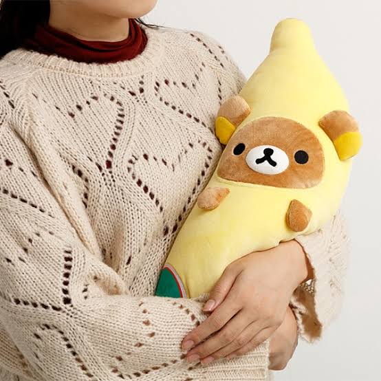 San-X Rilakkuma Mochi Banana Plush