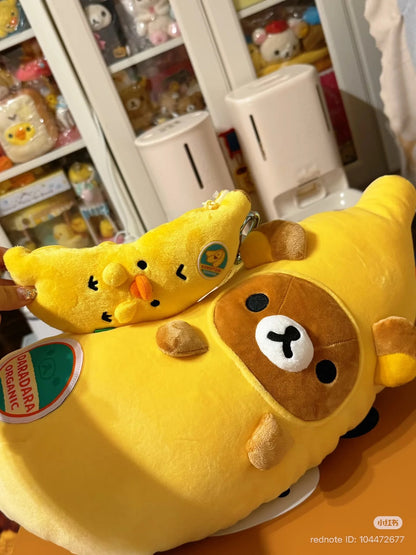 San-X Rilakkuma Mochi Banana Plush