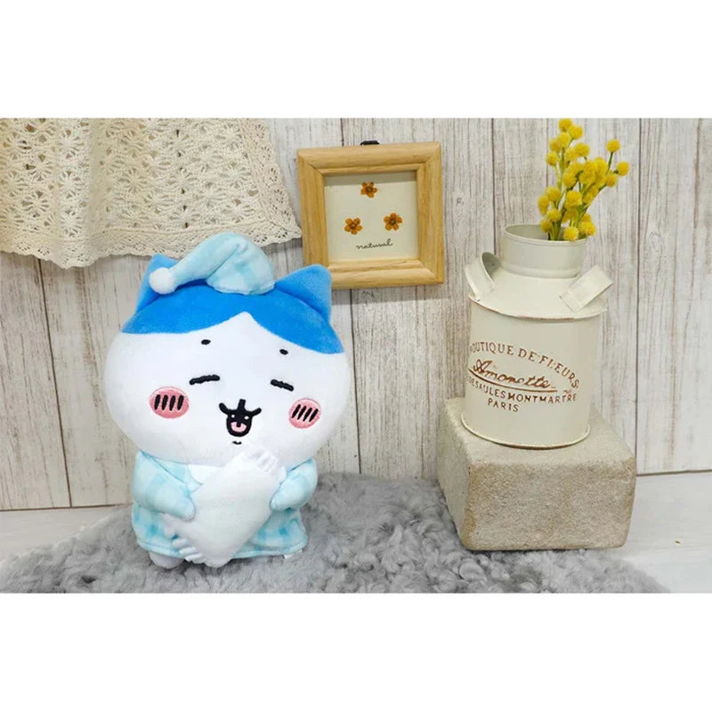 Chiikawa: Potetama Pajama Hachiware Mascot Keychain with Pillow Plush 12cm