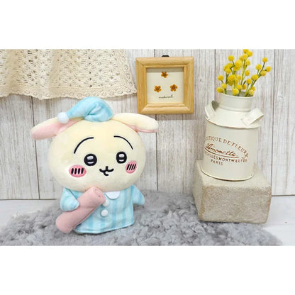 Chiikawa: Potetama Pajama Usagi Keychain with Rolled Blanket Plush 12cm