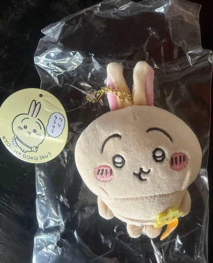 Chiikawa: "Where Are We Going Today?" Mascot Keychain (Usagi Star Pochette Ver.) 10cm