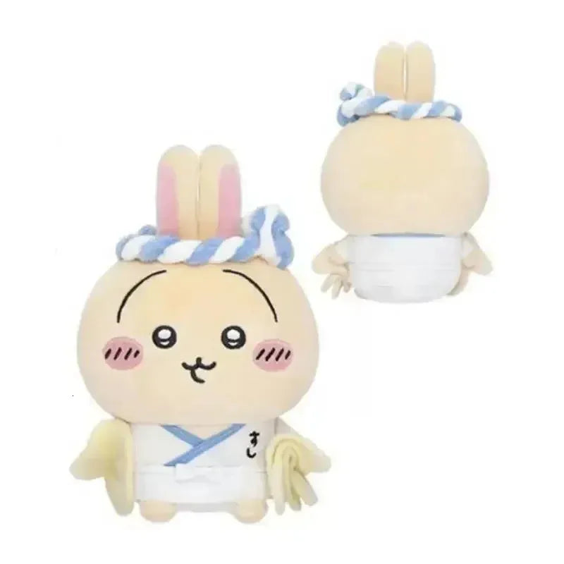 Chiikawa: Sushi Series Chef Usagi Mascot Keychain (Pickled Ginger Ver.) 12cm