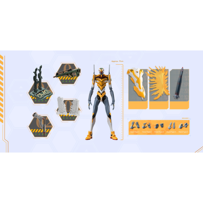 Blokees: Evangelion Unit-00 (Upgraded) Super Dynamic Model Kit (Action Edition DX)