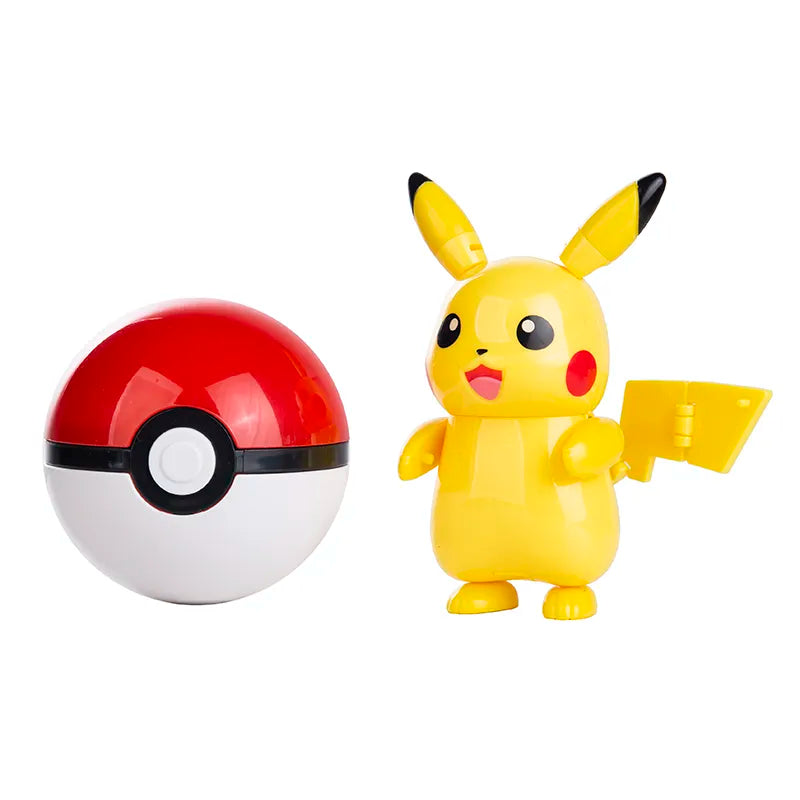 Pokémon: Pikachu Transforming Poké Ball Figure