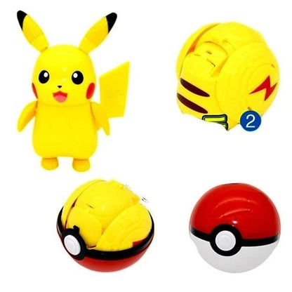 Pokémon: Pikachu Transforming Poké Ball Figure